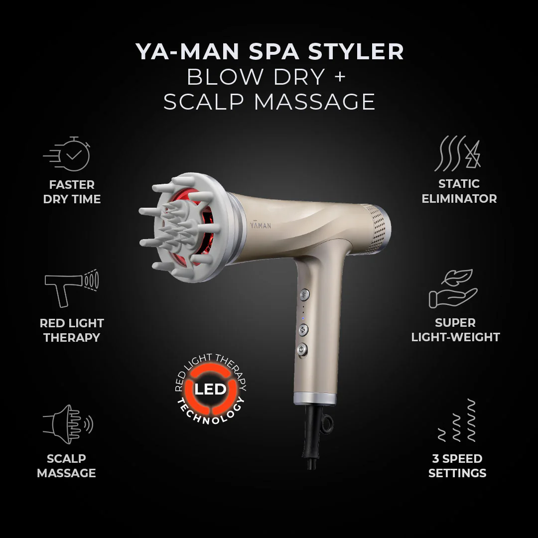 YA-MAN SPA STYLER® <br> Blow Dry + Scalp Massage - Image 4
