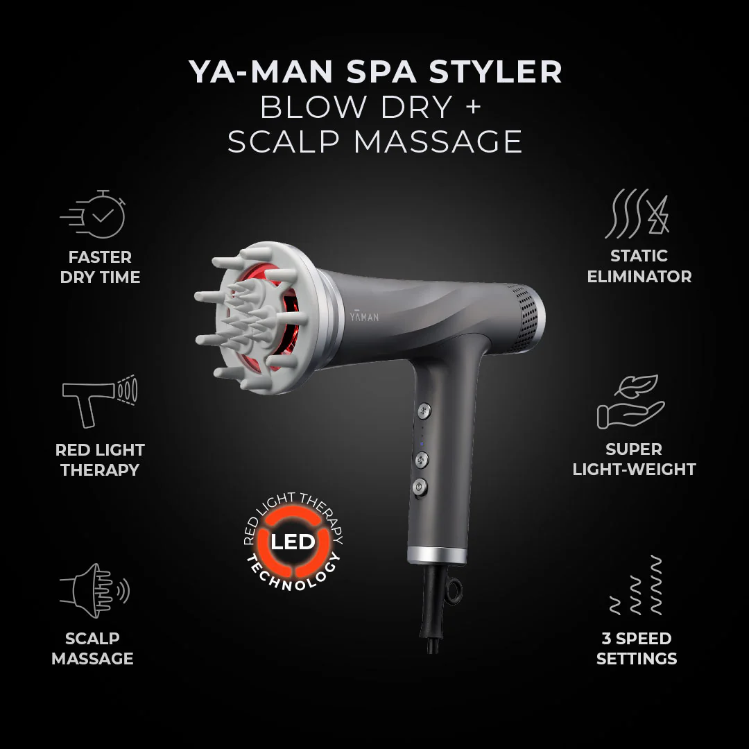 YA-MAN SPA STYLER® <br> Blow Dry + Scalp Massage - Image 7