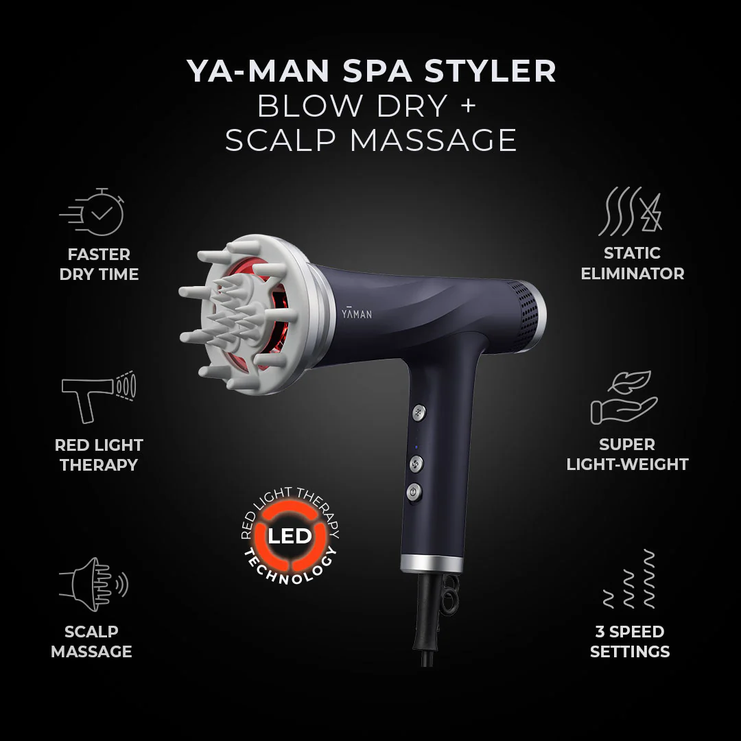 YA-MAN SPA STYLER® <br> Blow Dry + Scalp Massage - Image 9
